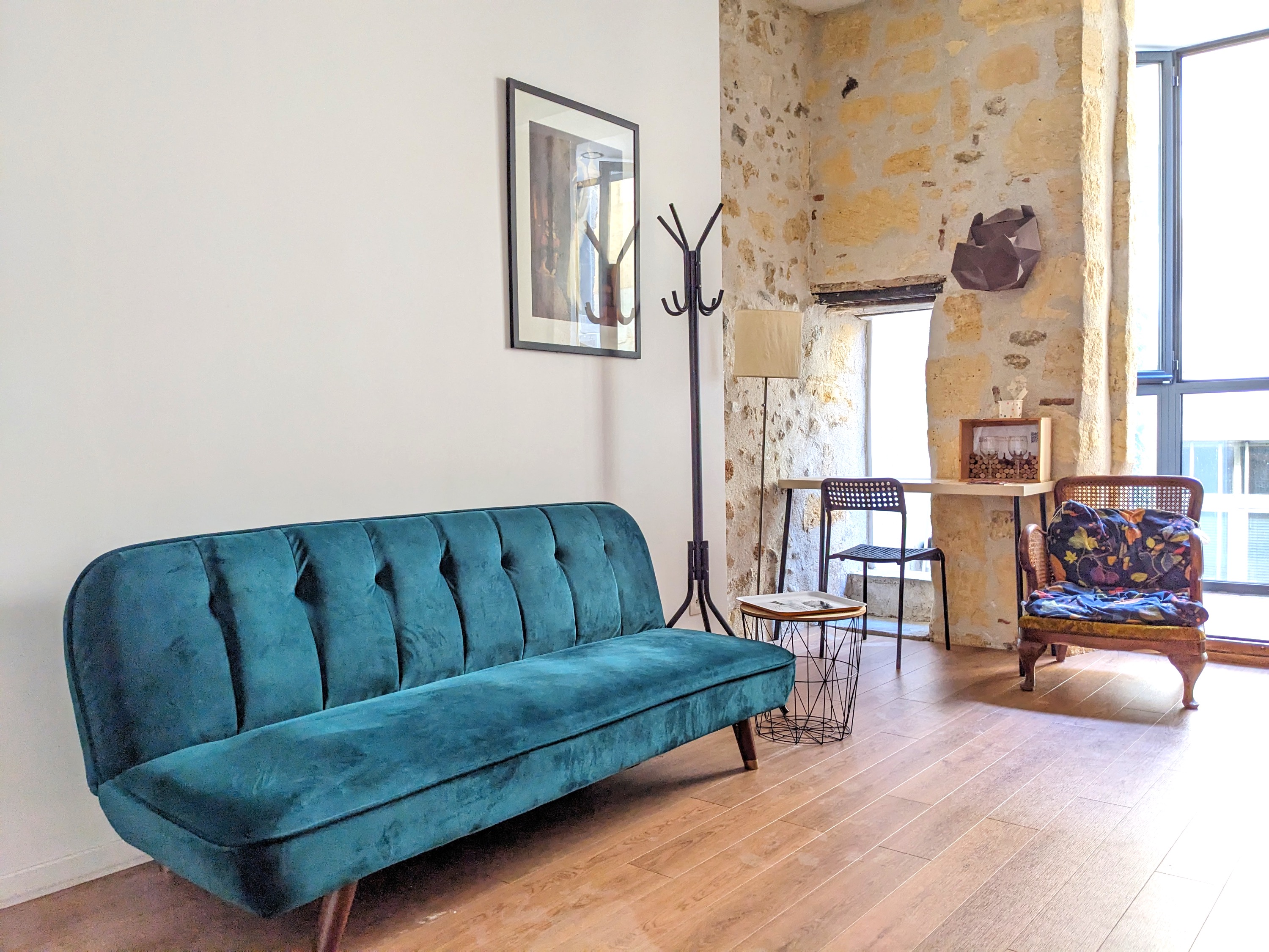 Studio Blu — zona soggiorno